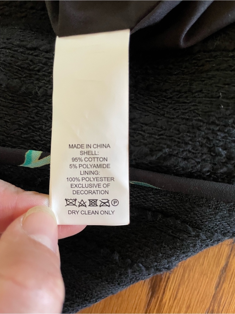 Kate Spade New York Blossom Trim Tweed Dress Size 6 Black Floral EUC - Picture 11 of 11